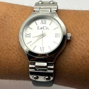 Silver & Black L&Co. Watch